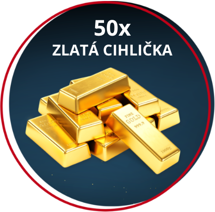 50x zlata cihlicka